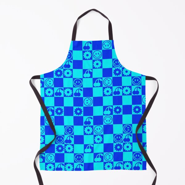 Item preview, HAPPY CHECKERS - blue designed and sold by Julia Santos.
