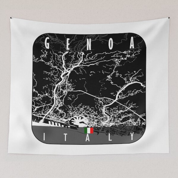 Item preview, GENOA MAP ITALY designed and sold by hatimelhag.