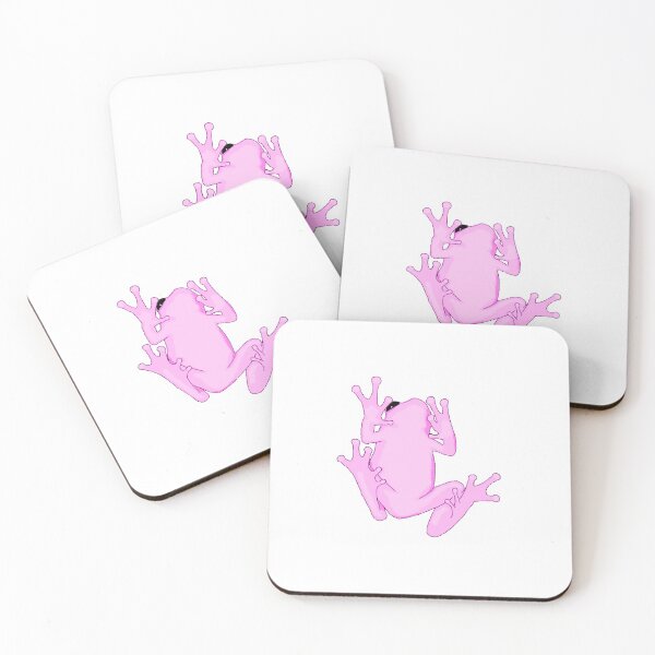 Item preview, Tree frog on the window - pink designed and sold by chloemillxxv.