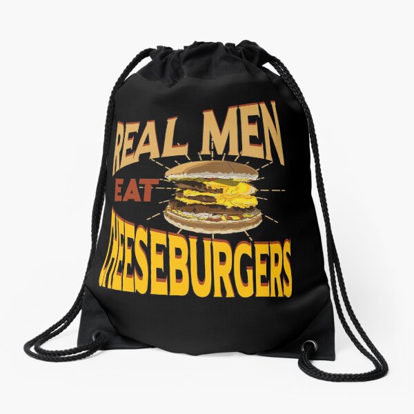 Item preview, Real Men Eat Cheeseburgers designed and sold by tshdesigns.