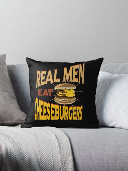 Item preview, Real Men Eat Cheeseburgers designed and sold by tshdesigns.