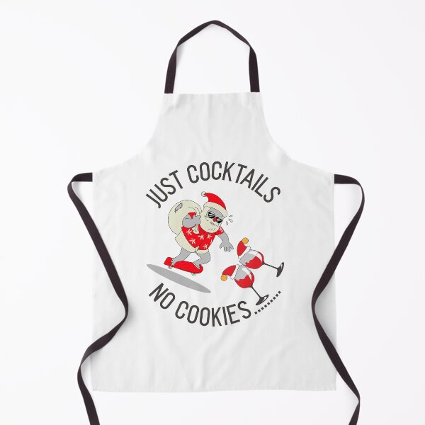 Item preview, No Cookies Just Cocktails Funny Christmas Santa Claus designed and sold by HppyStrngHelthy.