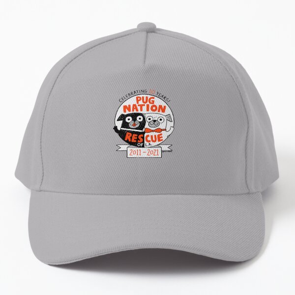 Pug Nation Rescue 10 Year Anniversary Baseball Cap