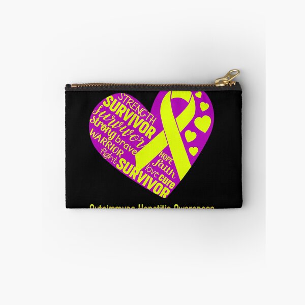 Item preview, Autoimmune Hepatitis Heart Support Autoimmune Hepatitis Warrior Fighting designed and sold by GennieShop.
