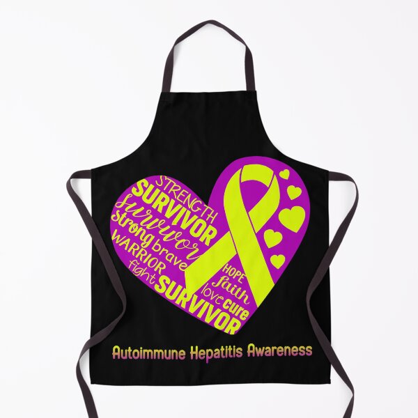 Item preview, Autoimmune Hepatitis Heart Support Autoimmune Hepatitis Warrior Fighting designed and sold by GennieShop.