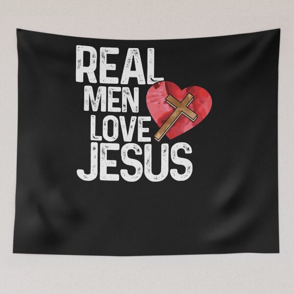 Item preview, Real Men Love Jesus designed and sold by Bricke.