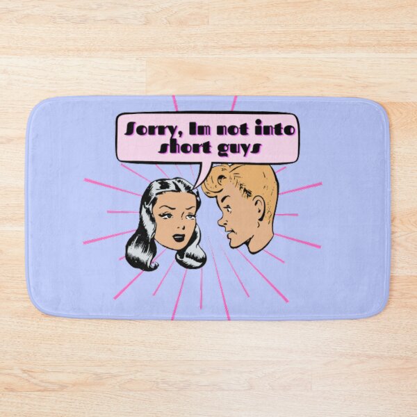 Item preview, Retro Pink Vintage Sorry, Im not Into Short Guys Print designed and sold by zuviii.