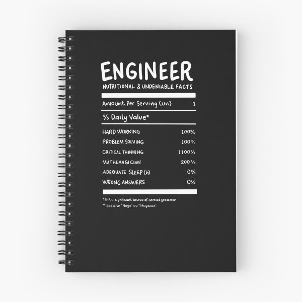 Item preview, Engineer Nutritional Facts designed and sold by Bricke.