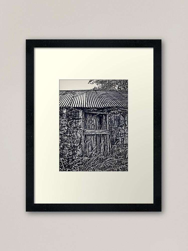 Alternate view of Old Cottage Letterfearn Scottish Highlands Framed Art Print
