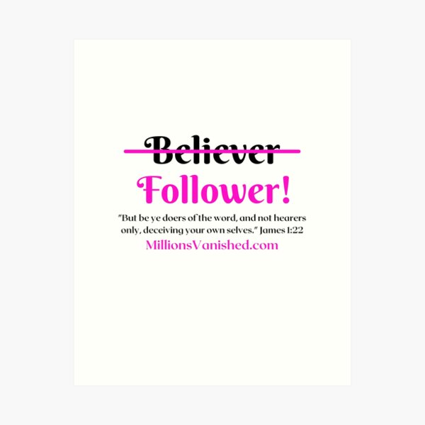 Follower Girl - Christian Art Print