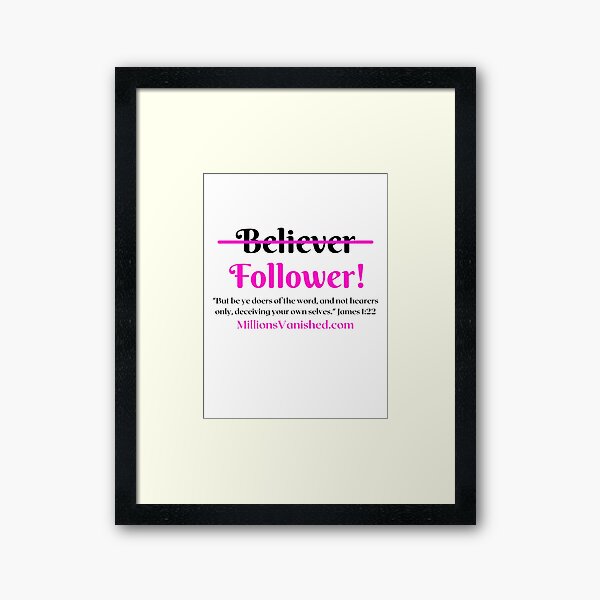 Follower Girl - Christian Framed Art Print