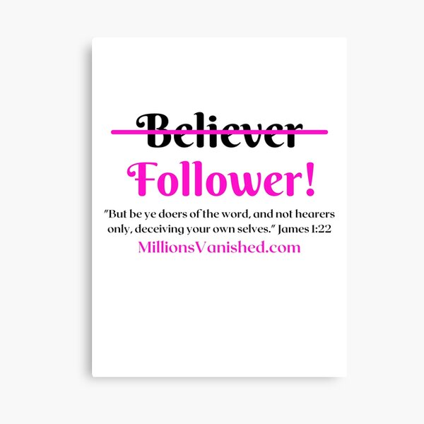 Follower Girl - Christian Canvas Print