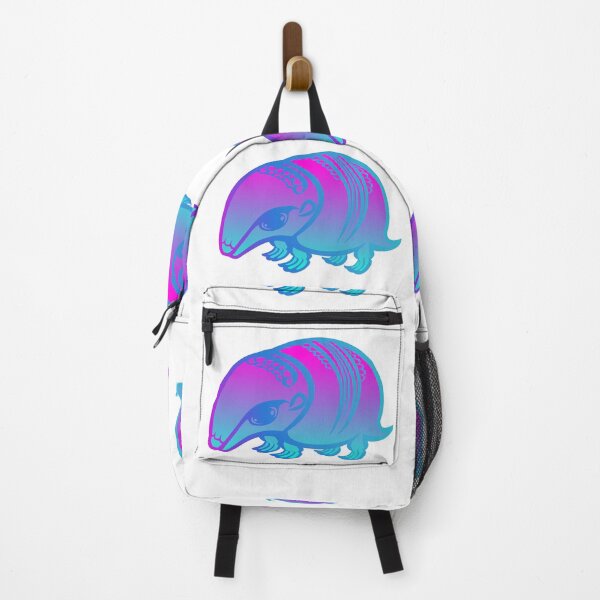 Item preview, Armadillo cute big eyes three banded neon pink blue designed and sold by MiraNomegusta.