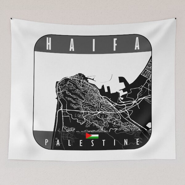 Item preview, HAIFA MAP PALESTINE designed and sold by hatimelhag.