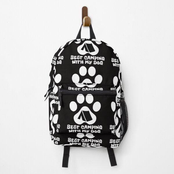 Item preview, Best camping with my cute dog designed and sold by Light79.