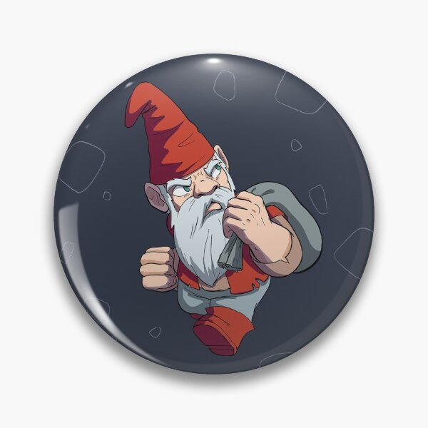 Item preview, Grumpy Gnome in Bright Red designed and sold by PaperRain.
