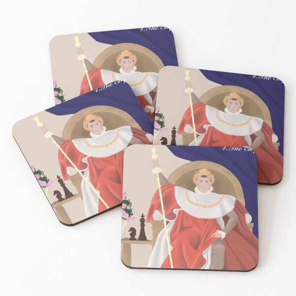 Item preview, The Emperor, card number 4 of the tarot cards designed and sold by TALAT-SHOPS.