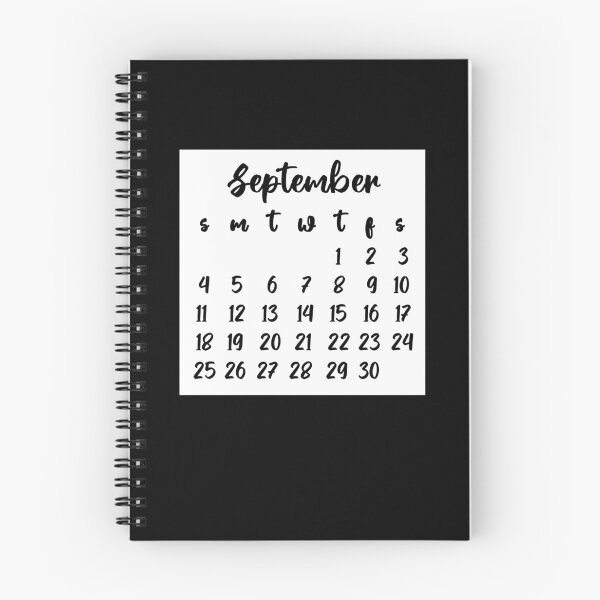 Item preview, September bullet journal calendar month 2022 designed and sold by felinefeelings.