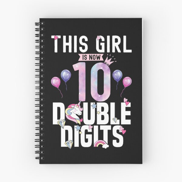 Item preview, This Girl Is Now 10 Double Digits - 10th birthday daughter or sister Gift designed and sold by QUEEN-WIVER.