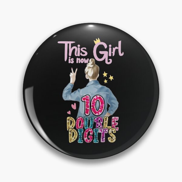 Item preview, Copy of This Girl Is Now 10 Double Digits - 10th birthday daughter or sister Gift designed and sold by QUEEN-WIVER.