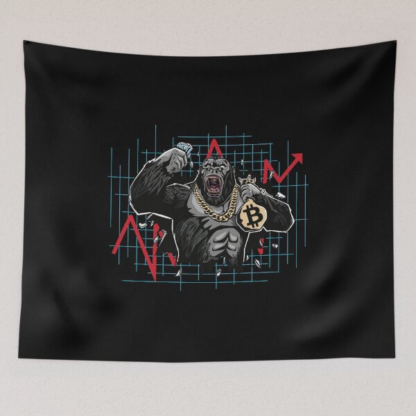 Item preview, Bitcoin Crypto BTC Diamond DeFi Gorilla Bull Market designed and sold by BtcSweatshirts.