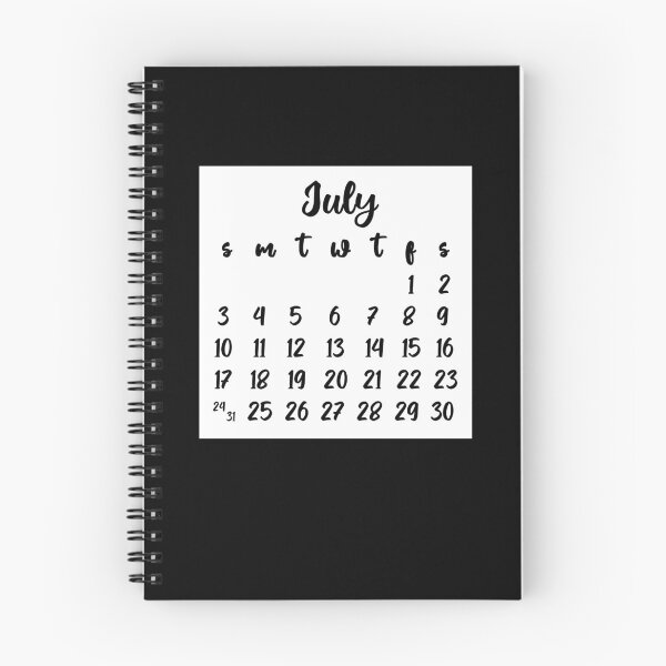 Item preview, July bullet journal calendar month 2022 designed and sold by felinefeelings.