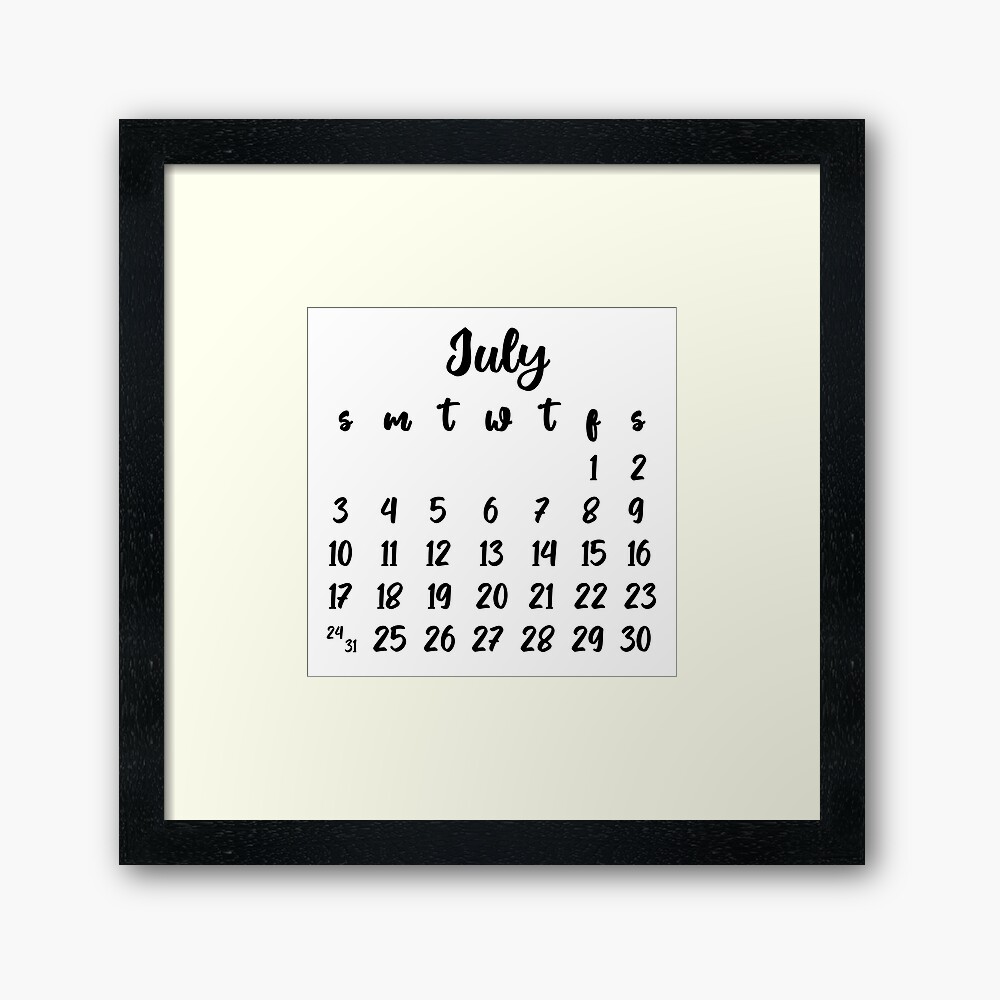 16x20 Black - Calendar Message Center - JPEG Digital/Printable File —  Delightful Order