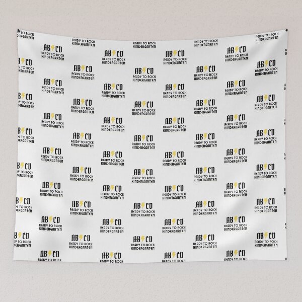 Item preview, ABCD Rock - Back to School - Ready to crush Kindergarten designed and sold by For the love of Pixels.