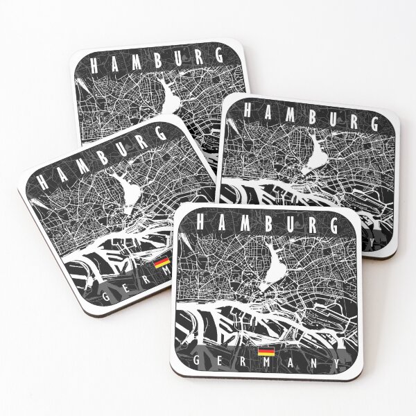 Item preview, HAMBURG MAP GERMANY designed and sold by hatimelhag.