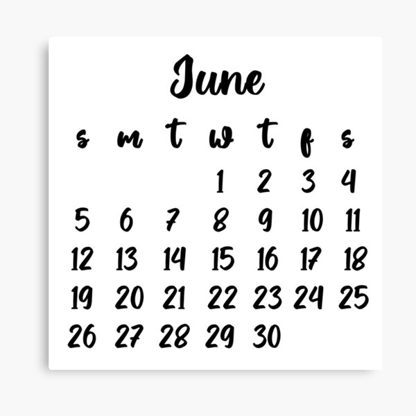 April Bullet Journal Calendar Month 2022" Canvas Print By Felinefeelings | Redbubble