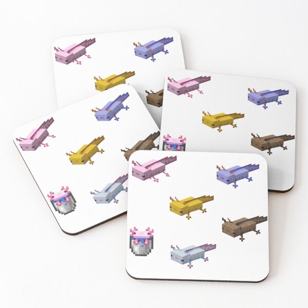 Item preview, Axolotl 6 count sticker pack designed and sold by blue-chat.