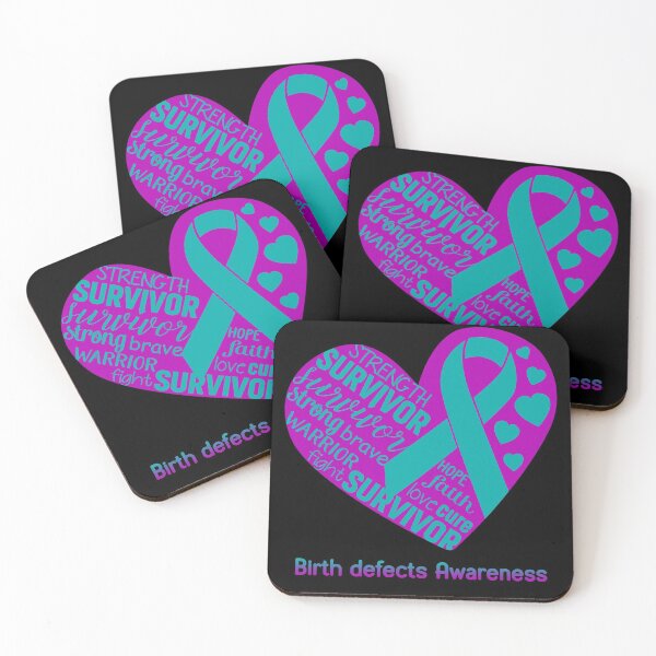 Item preview, Birth defects Heart Support Birth defects Warrior Fighting designed and sold by GennieShop.