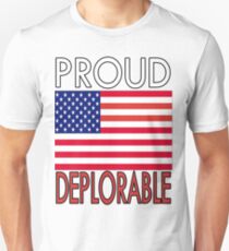 PROUD DEPLORABLE - USA PRINT Unisex T-Shirt