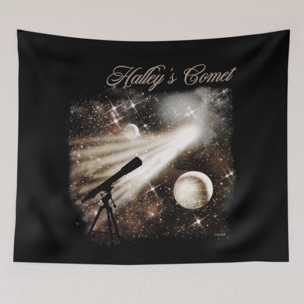 Item preview, halley's comet happier than ever space designed and sold by thewayitshine.
