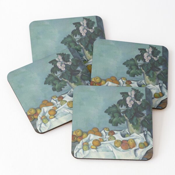 Item preview, Paul Cézanne - Still Life with Apples and a Pot of Primroses designed and sold by Vivanne-art.