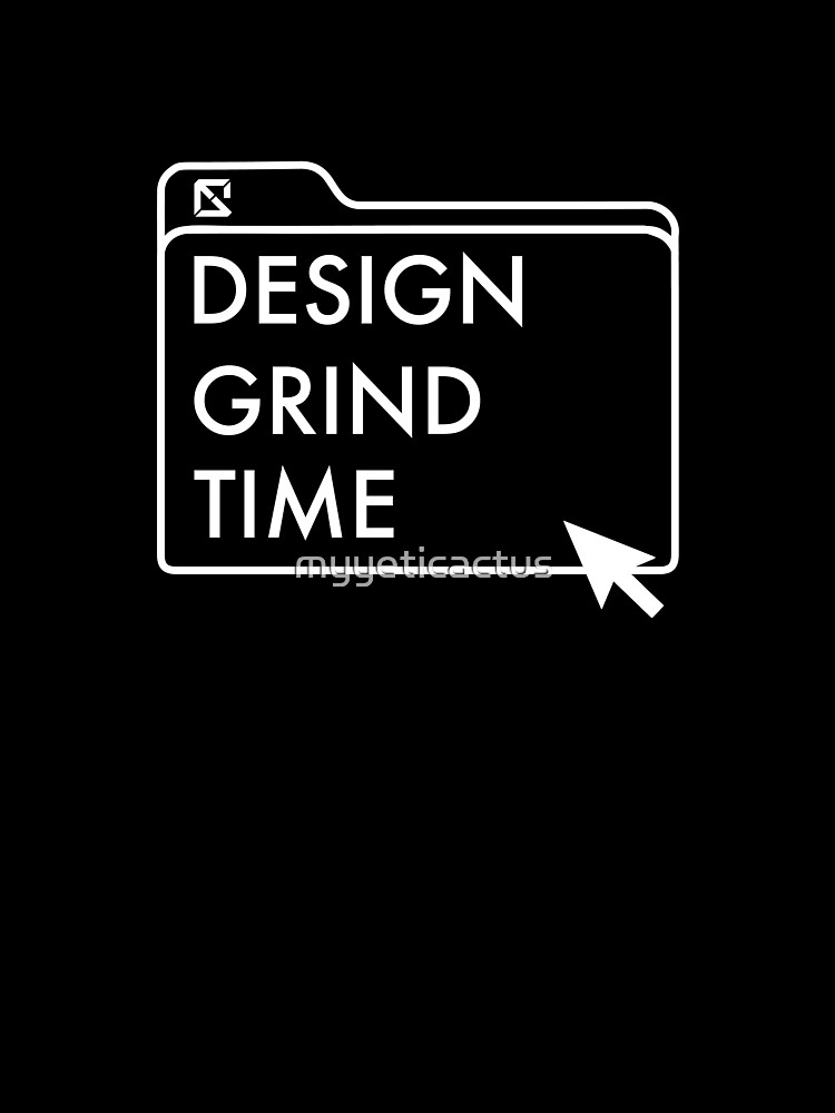 Thumbnail 7 of 7, Oversized T-Shirt, Design Grind Time designed and sold by myyeticactus.