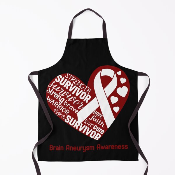 Item preview, Brain Aneurysm Heart Support Brain Aneurysm Warrior Fighting designed and sold by GennieShop.