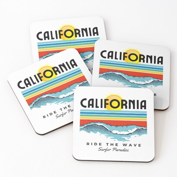 Item preview, California Pacific Coast Surfer Paradise designed and sold by Six Deers.