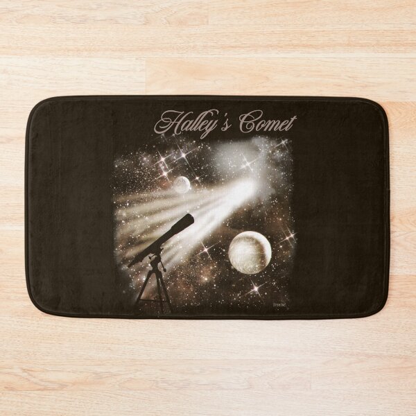 Item preview, halley's comet happier than ever space (on brown) designed and sold by thewayitshine.