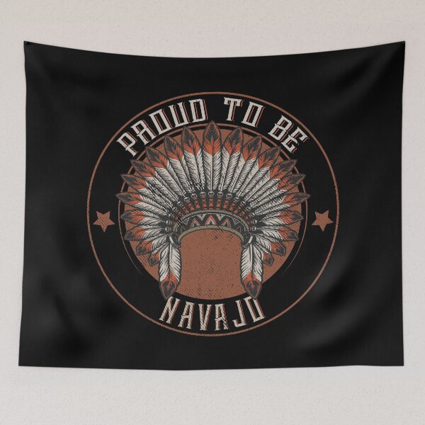 Item preview, Native American Tribe Indigenous People :Native American Proud to be Navajo Tribe Headdress- Native American Shirt- First Nation Navajo Shirt- Navajo Gift designed and sold by nativeStor.
