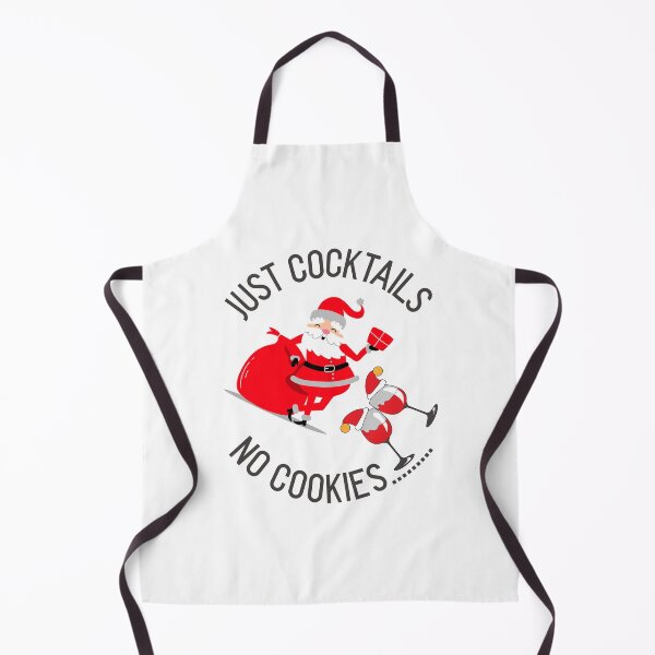 Item preview, No Cookies Just Cocktails Funny Christmas Santa Claus designed and sold by HppyStrngHelthy.