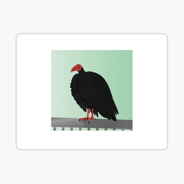 A Vulture Sticker