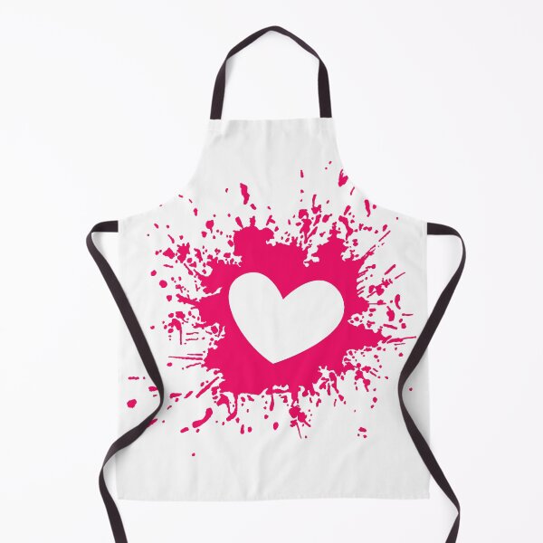Item preview, Heart splat pink designed and sold by tripleartz.