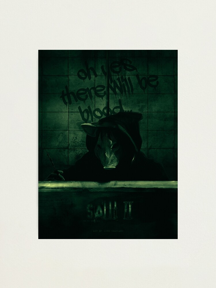 "Saw II Movie Poster" Photographic Print for Sale by Lukeh01 | Redbubble