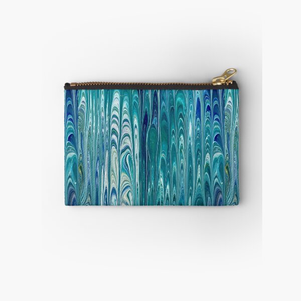 Item preview, Blue and Green Abstract Pour Art designed and sold by Adelle Smith.