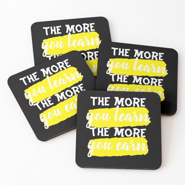 Item preview, The More You Learn, The More You Earn designed and sold by Daluyong.