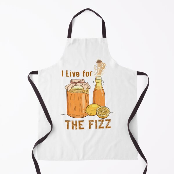 Item preview, I Live For The Fizz - Kombucha Fun designed and sold by ThatBoochLife.