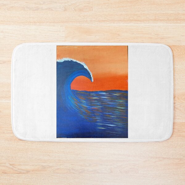 Item preview, Sunset ocean wave designed and sold by LittleBirdInk.