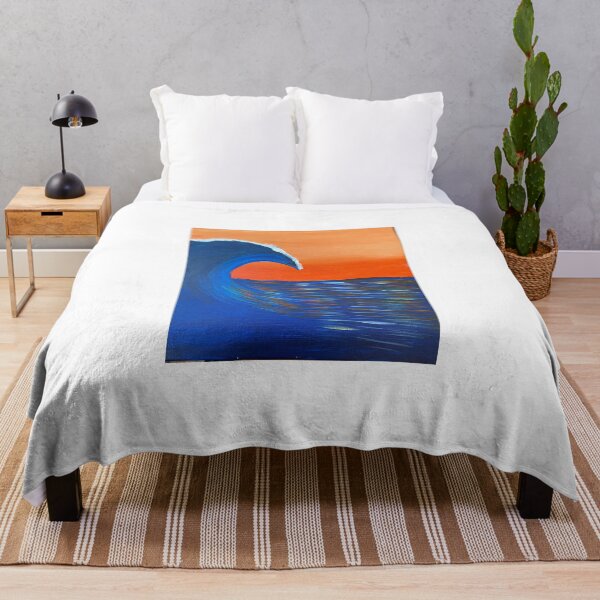 Item preview, Sunset ocean wave designed and sold by LittleBirdInk.