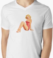 Gil Elvgren Pinup Men's V-Neck T-Shirt